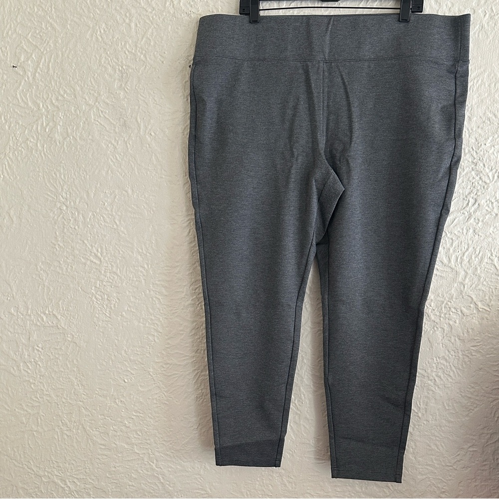 Torrid Pixie Pull On Flat Front Wide Waistband Pants Gray 3